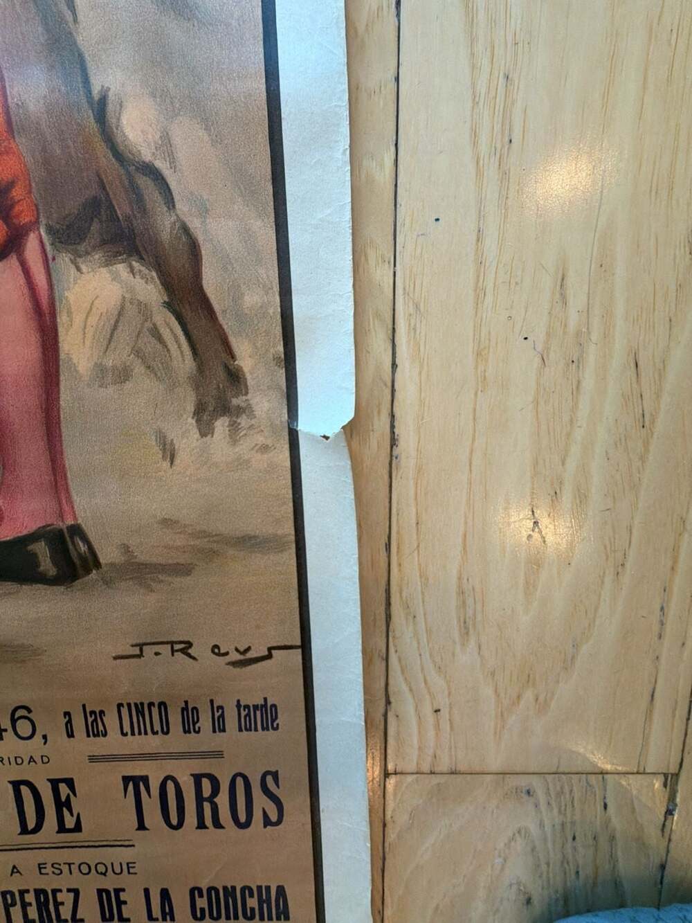 Vintage 1946 Plaza de Toros de Salamanca Spanish Bullfighting Poster by Ortega V - Picture 6 of 13